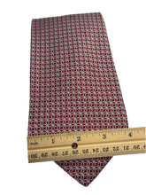 Load image into Gallery viewer, Brooks Brothers Red Geometric Silk Tie