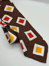 Load image into Gallery viewer, TTG Red Label Brown Espresso Diamond Tie