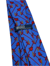 Load image into Gallery viewer, Polo Ralph Lauren Blue Polo Gear Tie