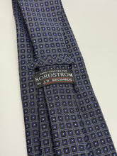 Load image into Gallery viewer, J.Z. Richards for Nordstrom – Navy Geometric Silk Tie