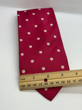 Load image into Gallery viewer, Brooks Brothers Makers – Hot Pink Polka Dot Silk Tie
