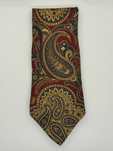 Load image into Gallery viewer, Robert Stewart Burgundy Paisley Tie