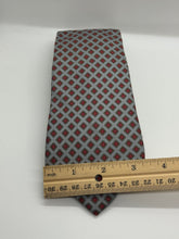 Load image into Gallery viewer, Gordon & Evans Silver Geometric Medallion Tie