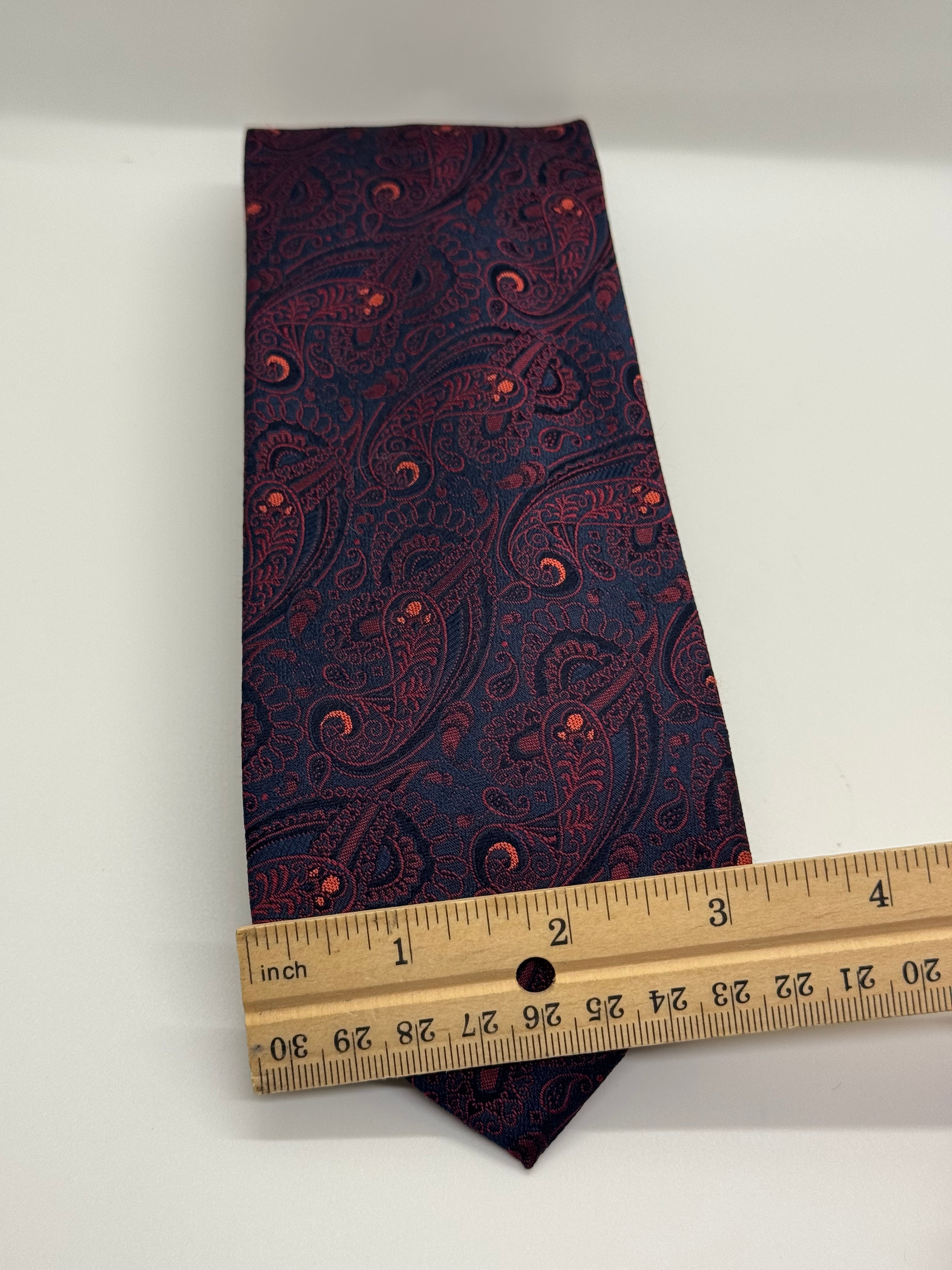 Black Brown 1826 Paisley Tie