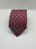 Stafford Vintage Dusty Rose Geometric Silk Tie