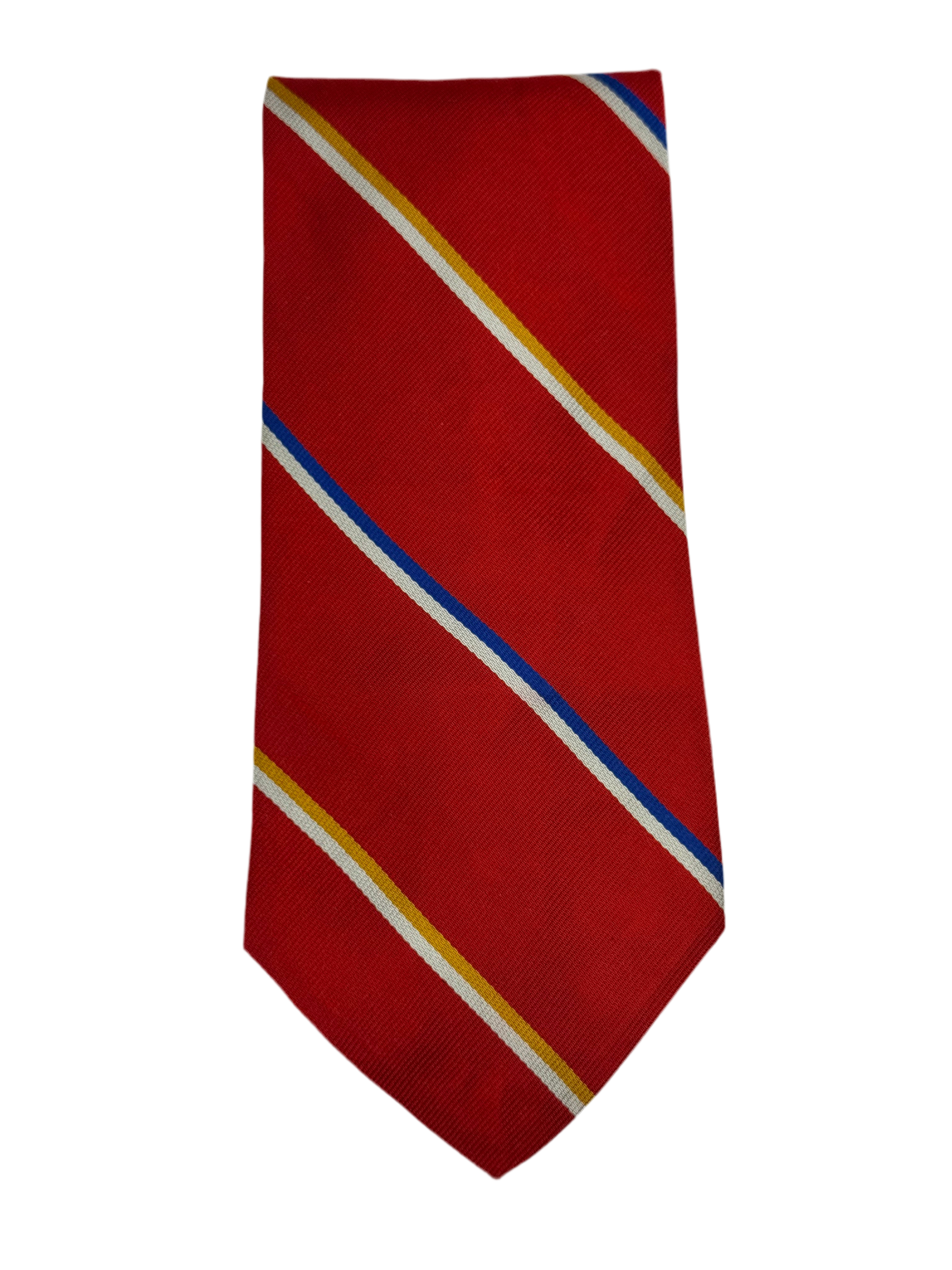 Colours by Alexander Julian Red Striped Tie