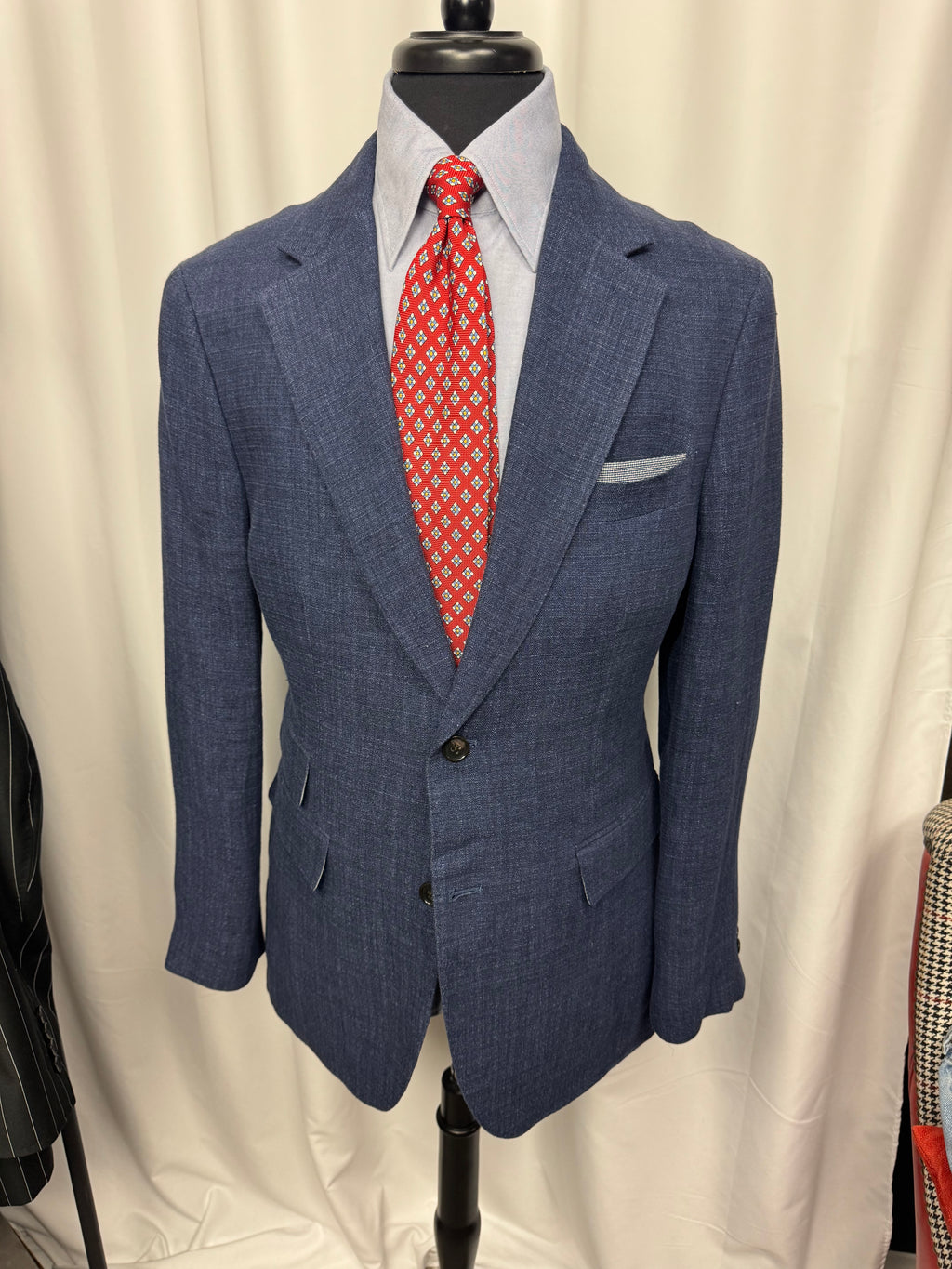 Banana Republic Linen Sport Coat – 44R – Blue – NWT