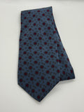 Vintage Blue Medallion Silk Tie – MBP for Rack