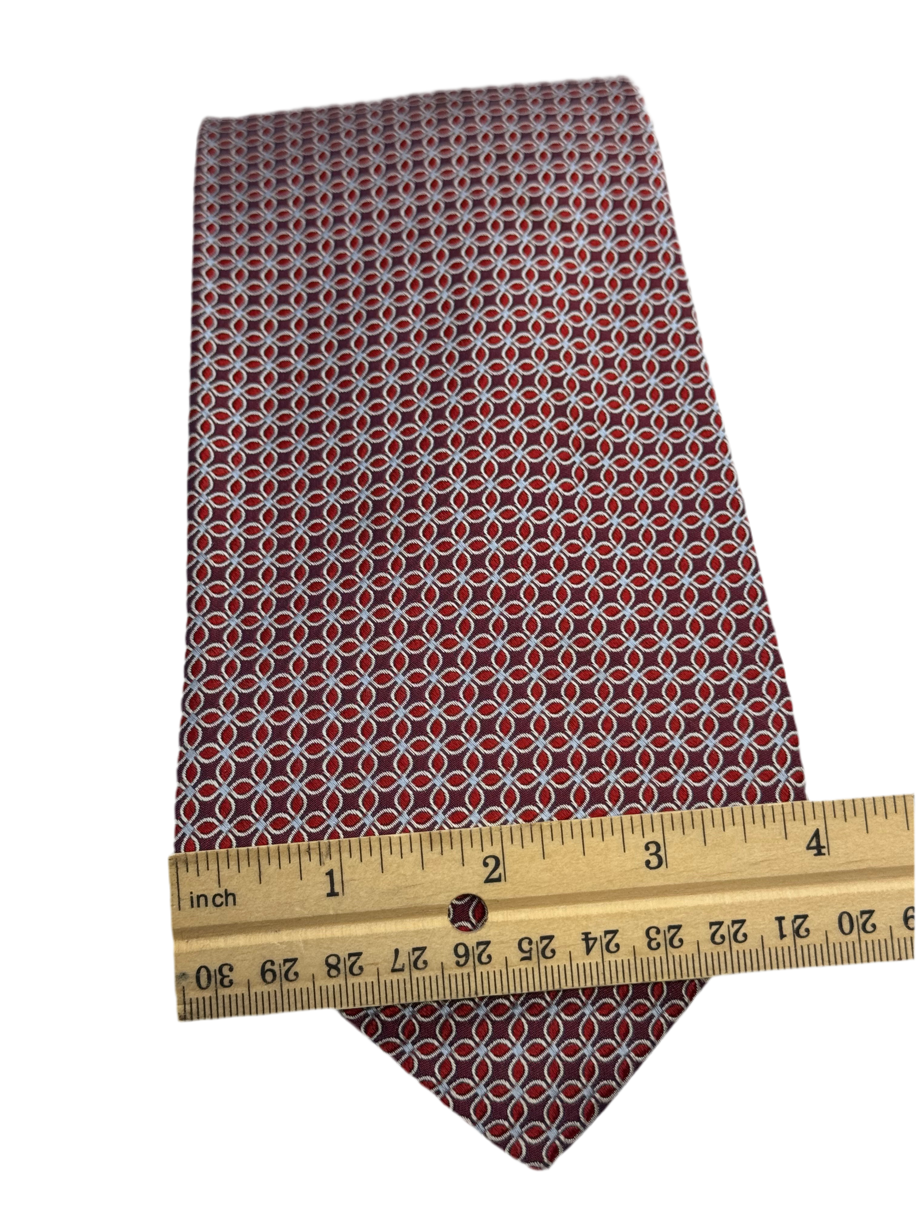 Brooks Brothers Red Geometric Silk Tie