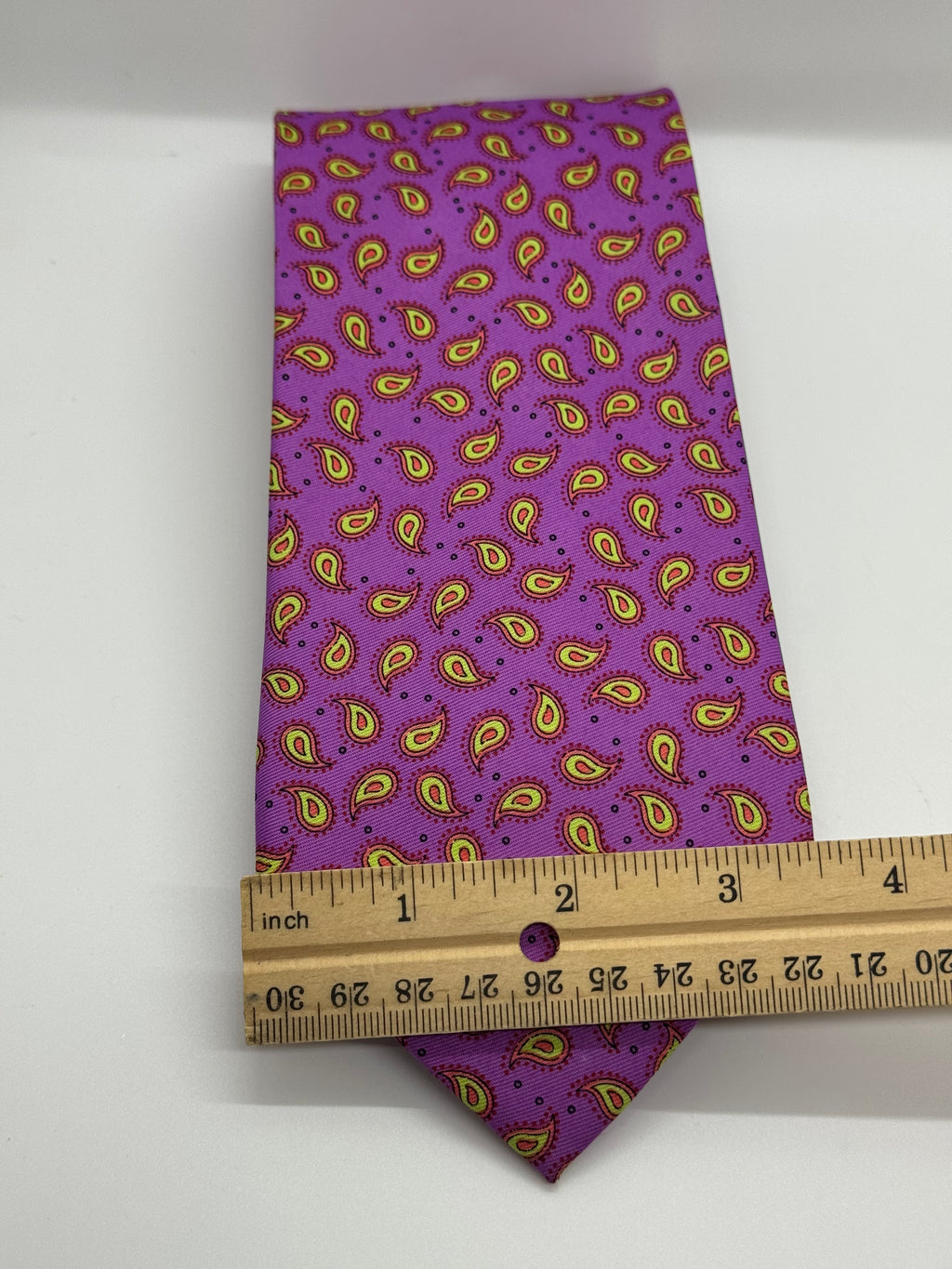 Ferrecci Purple Paisley Tie