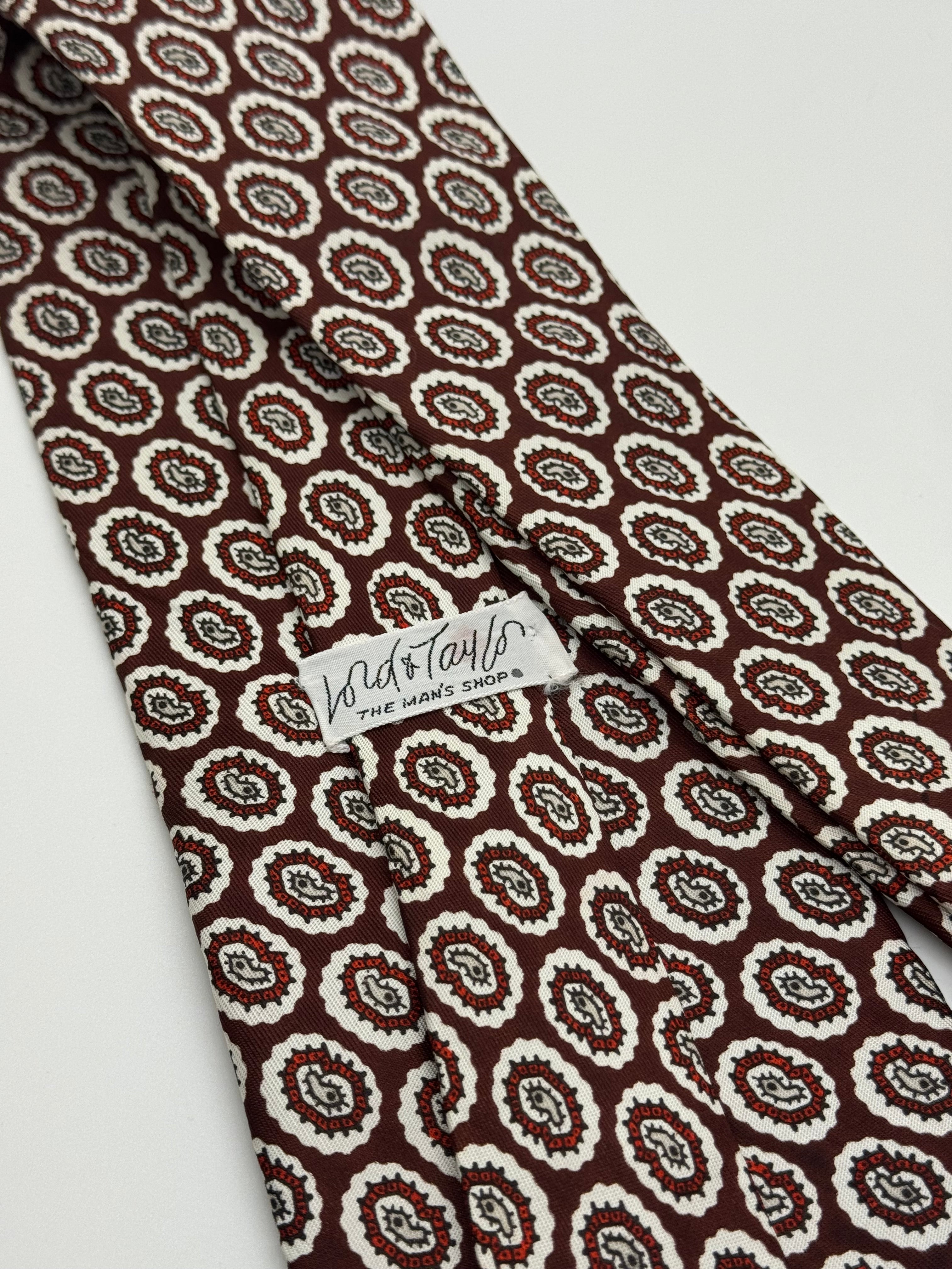 Walt Taylor The Man’s Shop Paisley Medallion Tie