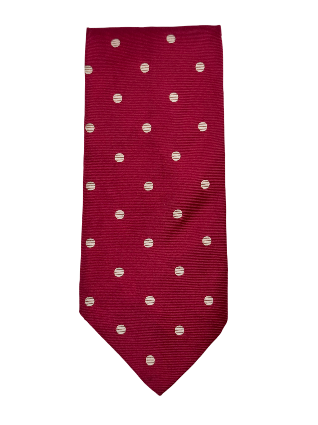 Brooks Brothers Makers – Hot Pink Polka Dot Silk Tie