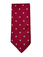 Load image into Gallery viewer, Brooks Brothers Makers – Hot Pink Polka Dot Silk Tie

