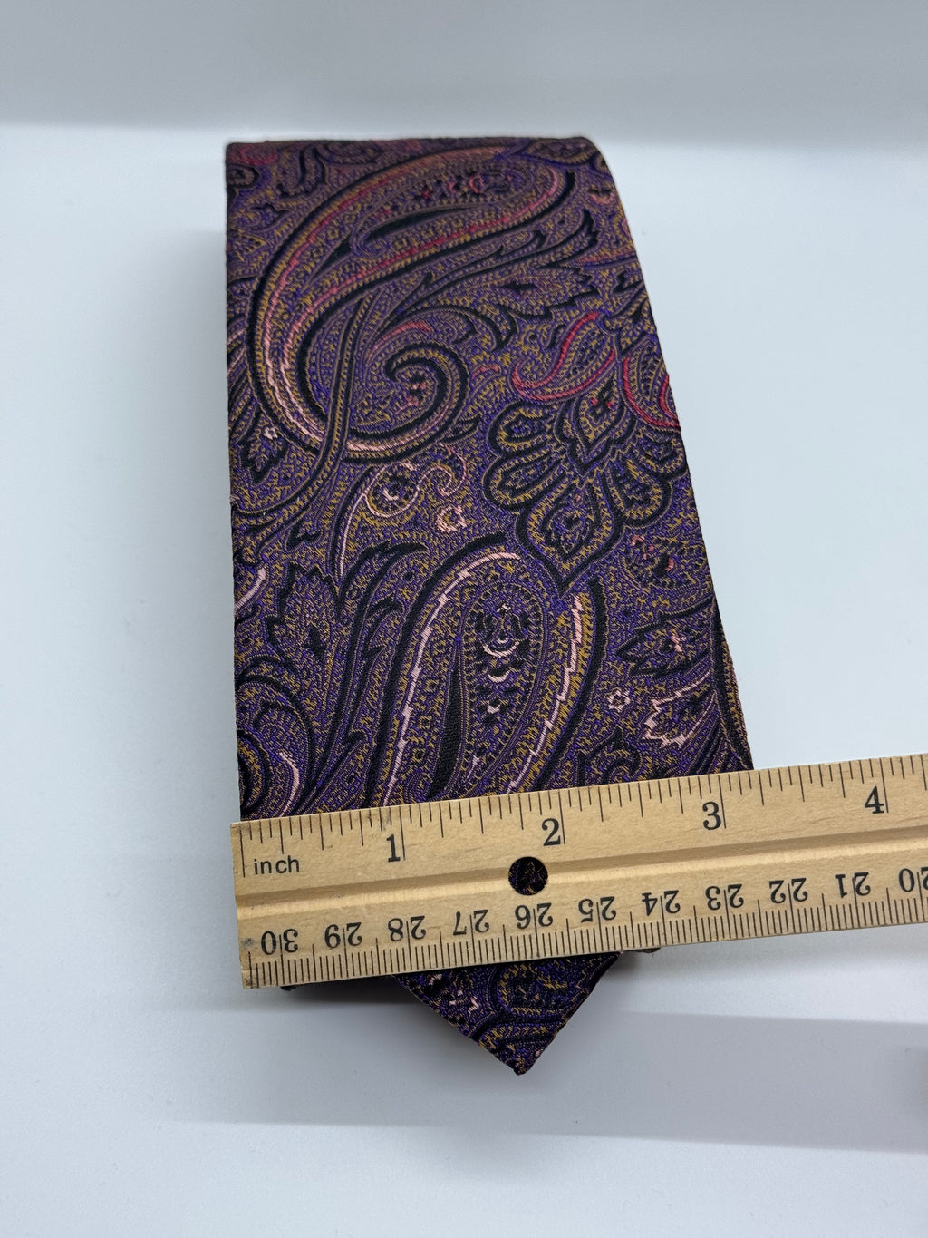 XXXX Collection – Imperial Purple Paisley Silk Tie