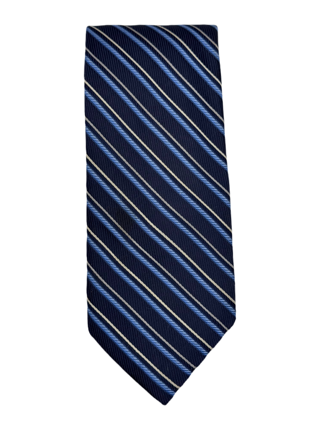 Robert Talbott Carmel Navy & Blue Stripe Tie