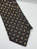 Jos. A. Bank Black Medallion Paisley Tie