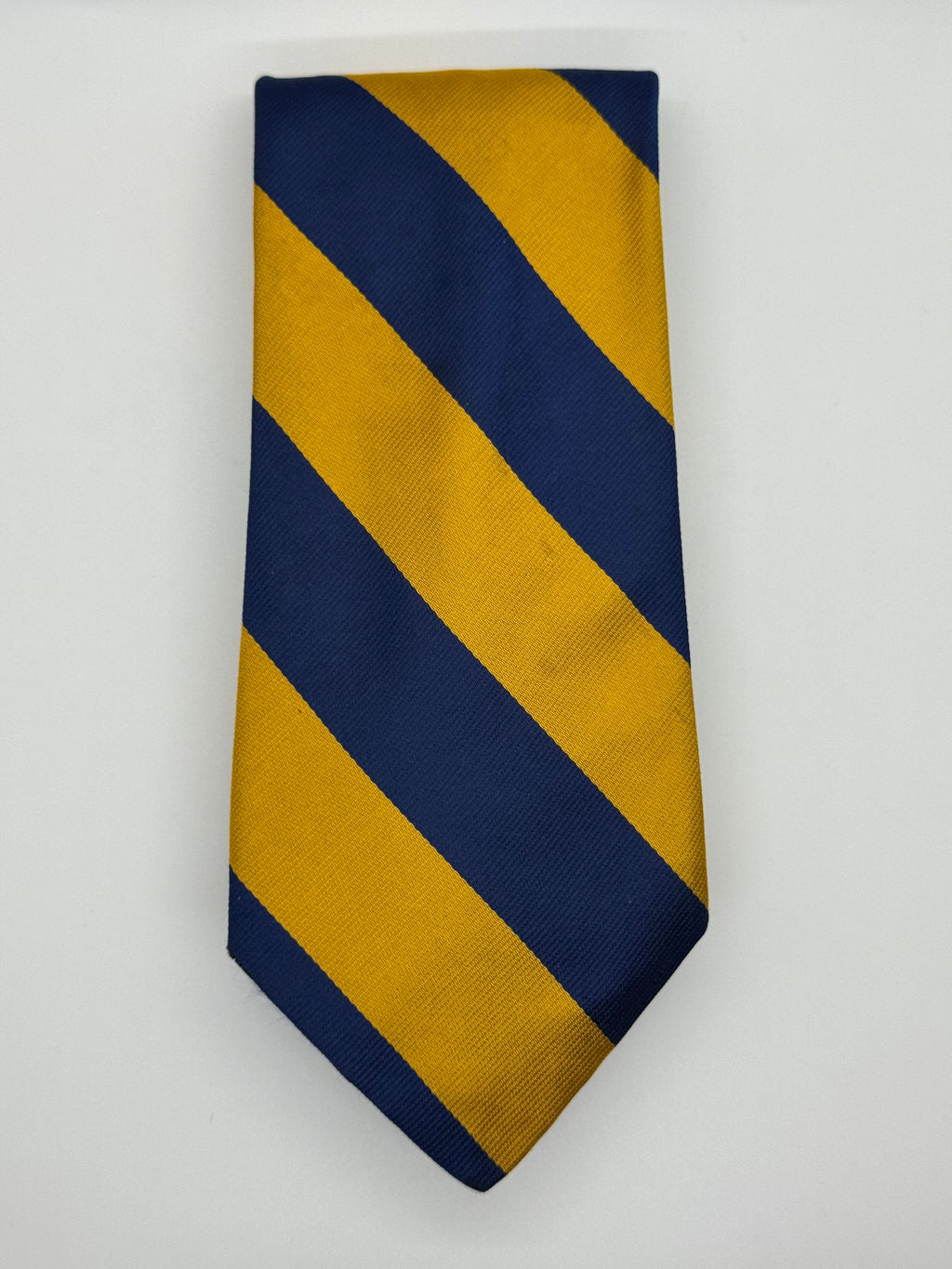 Vintage GAP Regimental Stripe Tie – Navy & Gold