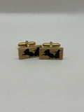 Vintage Gold Carriage Driver CuffLinks