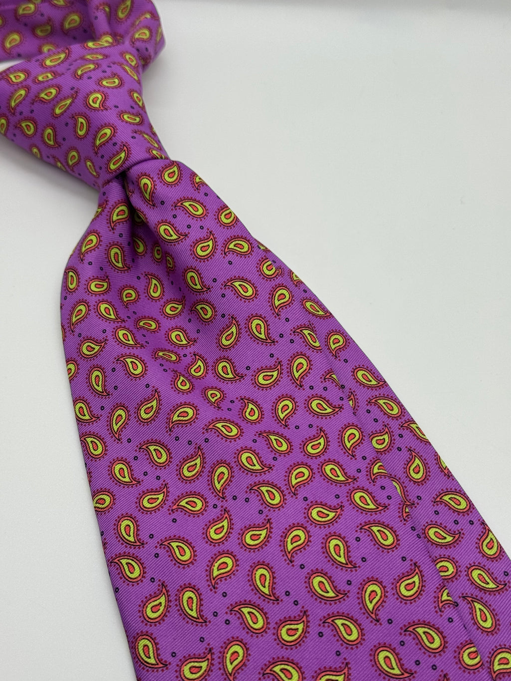 Ferrecci Purple Paisley Tie