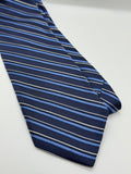 Robert Talbott Carmel Navy Blue Striped Silk Tie