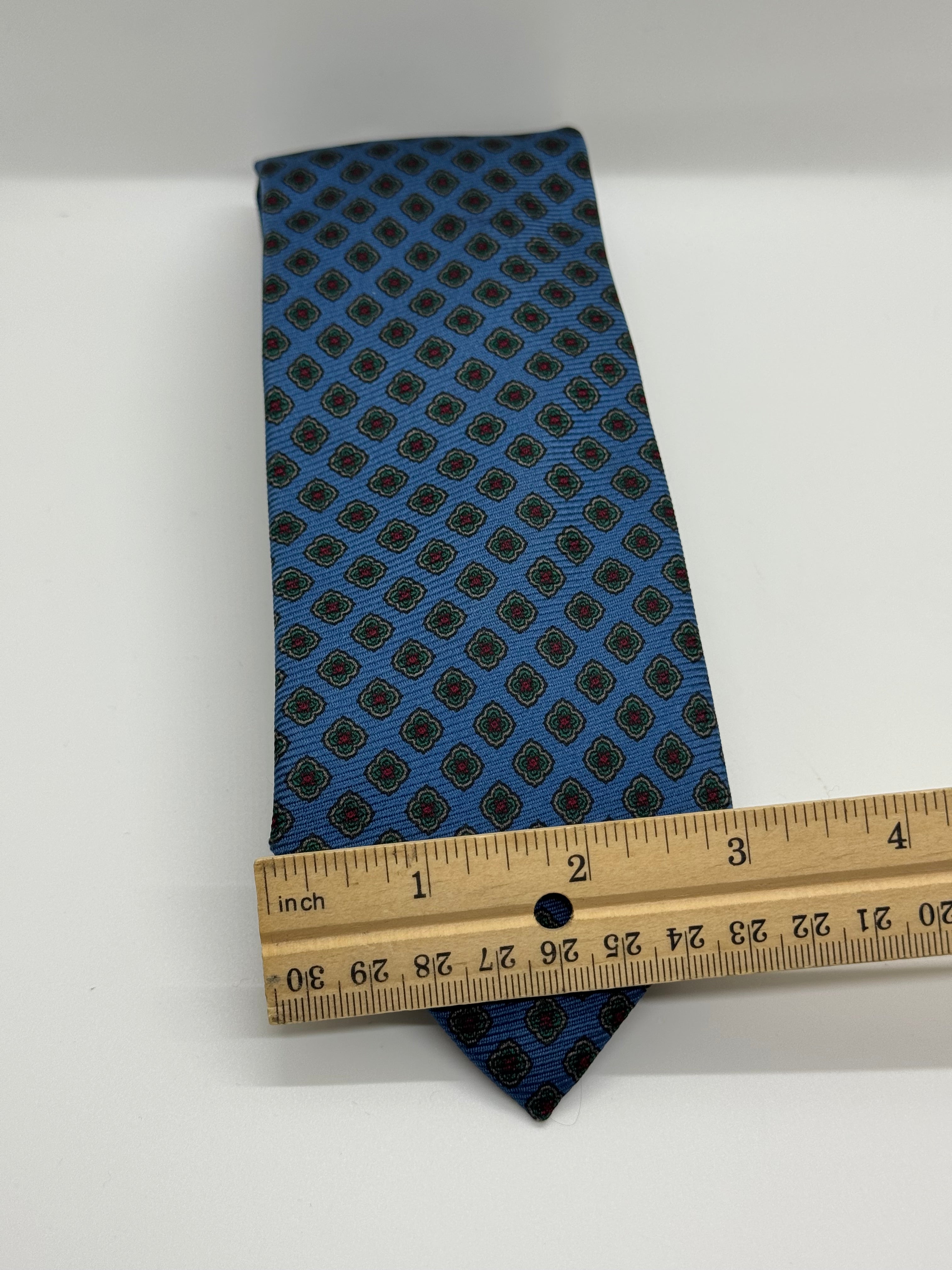 Polo Ralph Lauren Light Blue Medallion Silk Tie