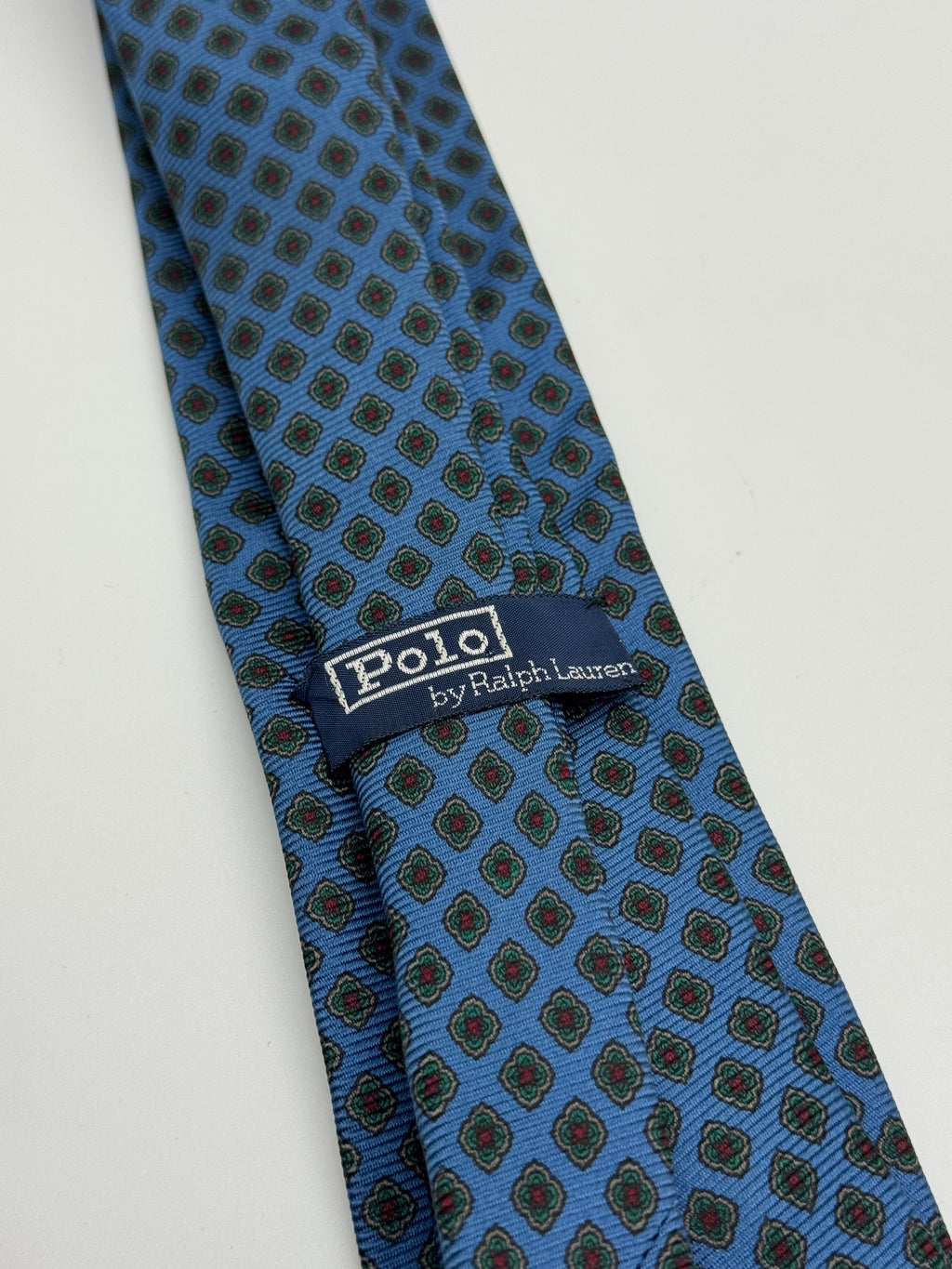 Polo Ralph Lauren Light Blue Medallion Silk Tie