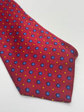 Ralph Lauren Red Medallion Silk Necktie