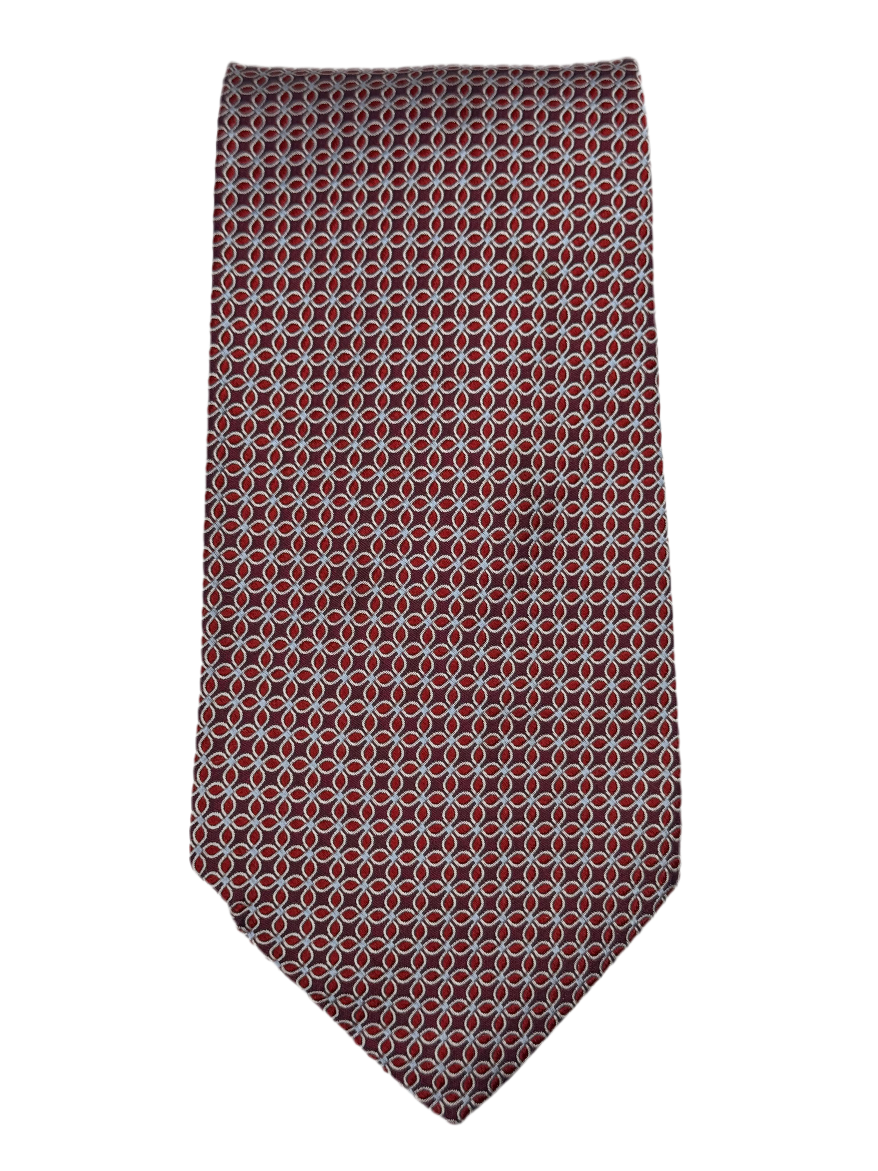 Brooks Brothers Red Geometric Silk Tie