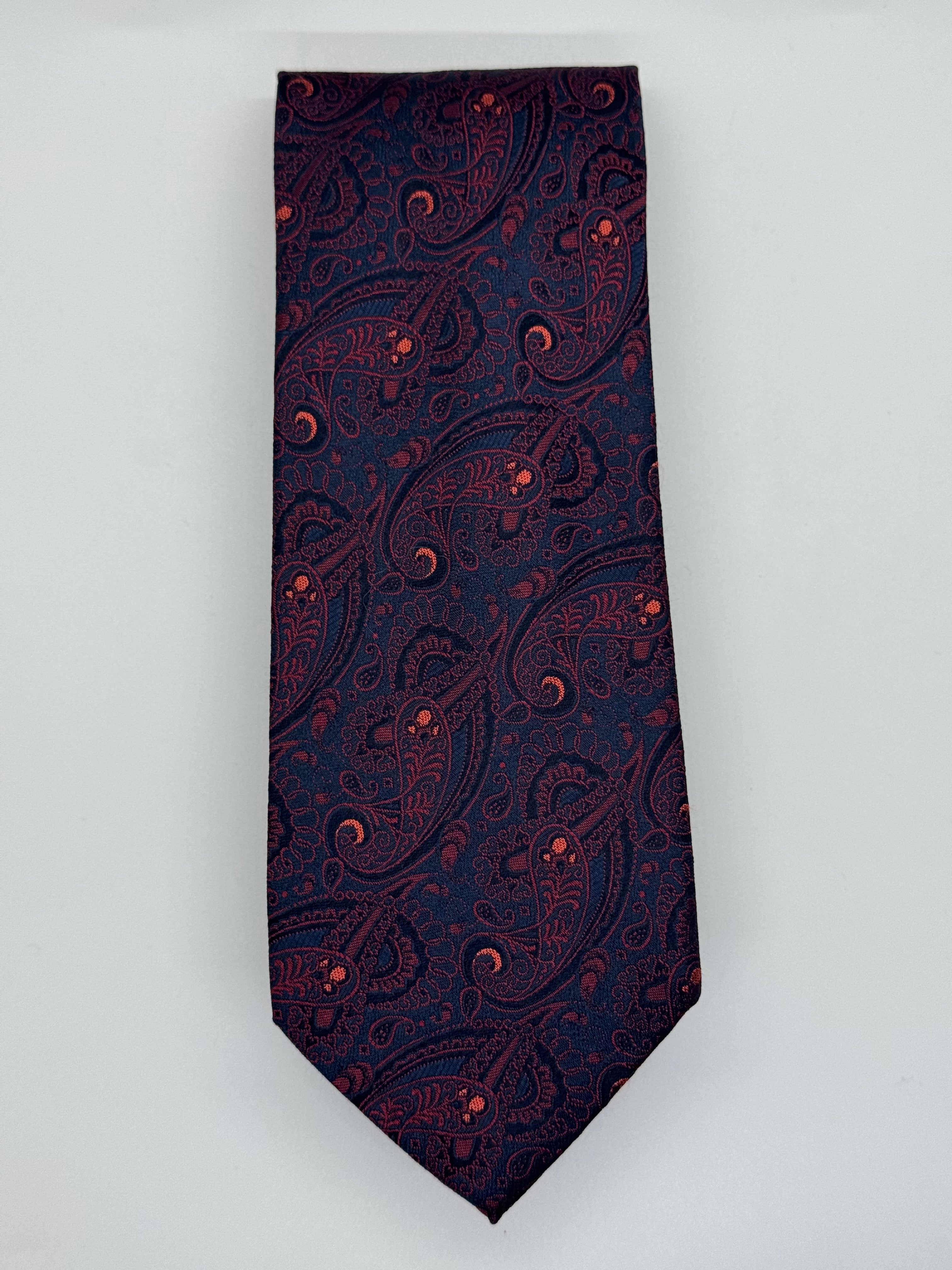 Black Brown 1826 Paisley Tie