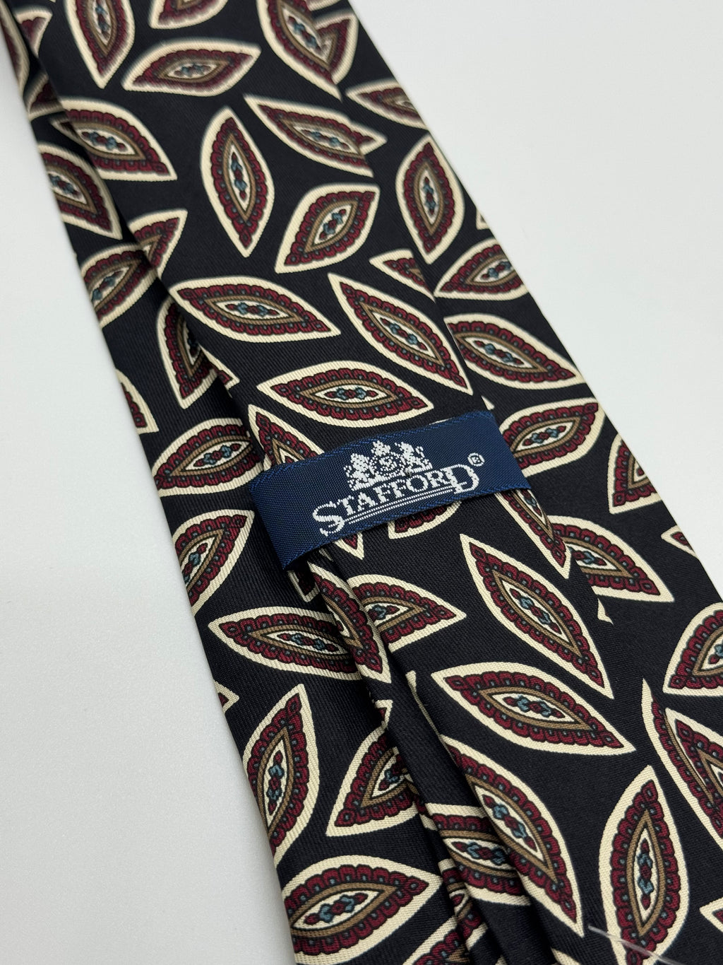Stafford Vintage Silk Geometric Tie