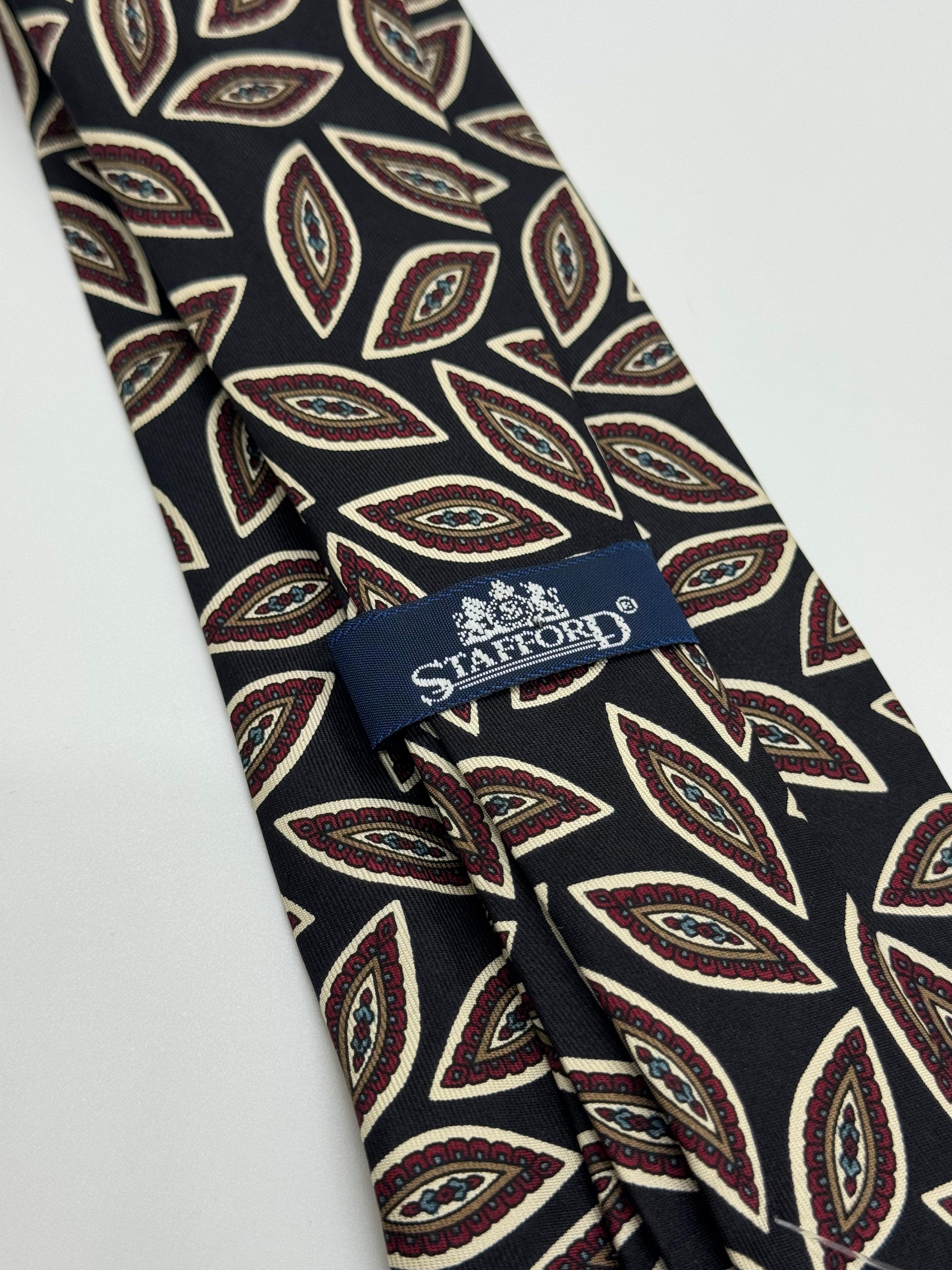 Stafford Vintage Silk Geometric Tie