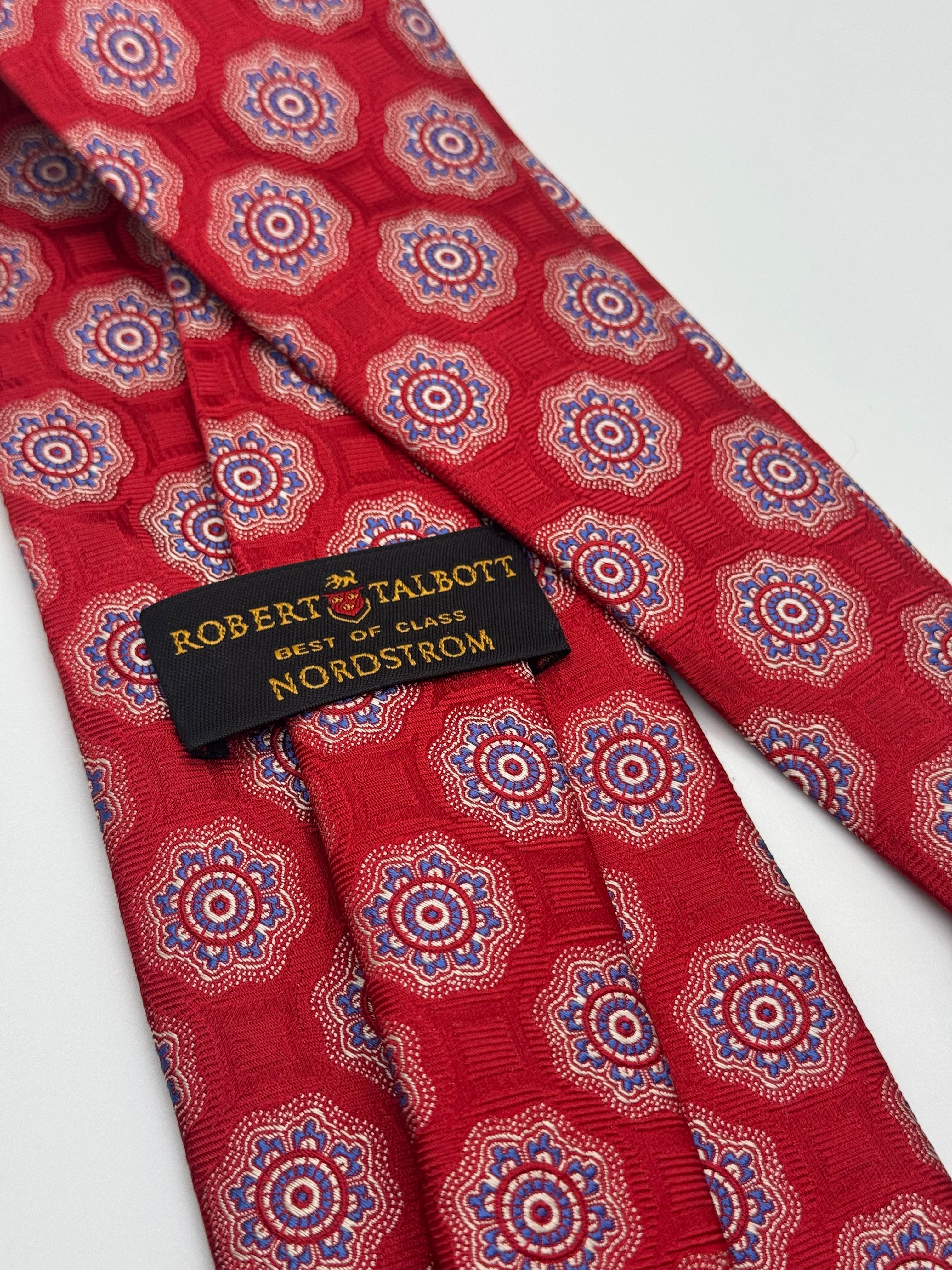 Robert Talbott Best of Class for Nordstrom Red Medallion Silk Tie