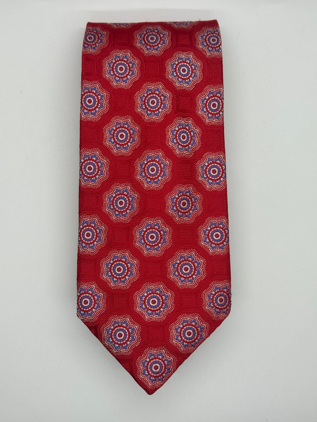 Robert Talbott Best of Class for Nordstrom Red Medallion Silk Tie