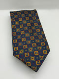 Stafford Navy Blue & Burgundy Geometric Tie