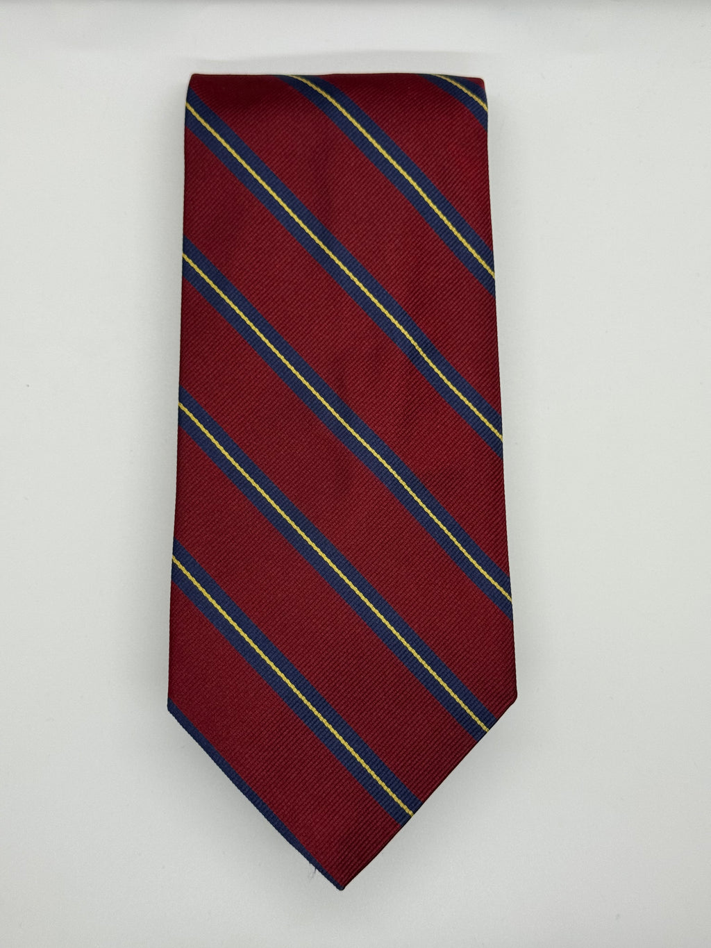 J. Crew Vintage Burgundy Regimental Stripe Tie