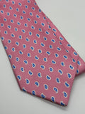 Jos. A. Bank Pink & Blue Paisley Silk Necktie