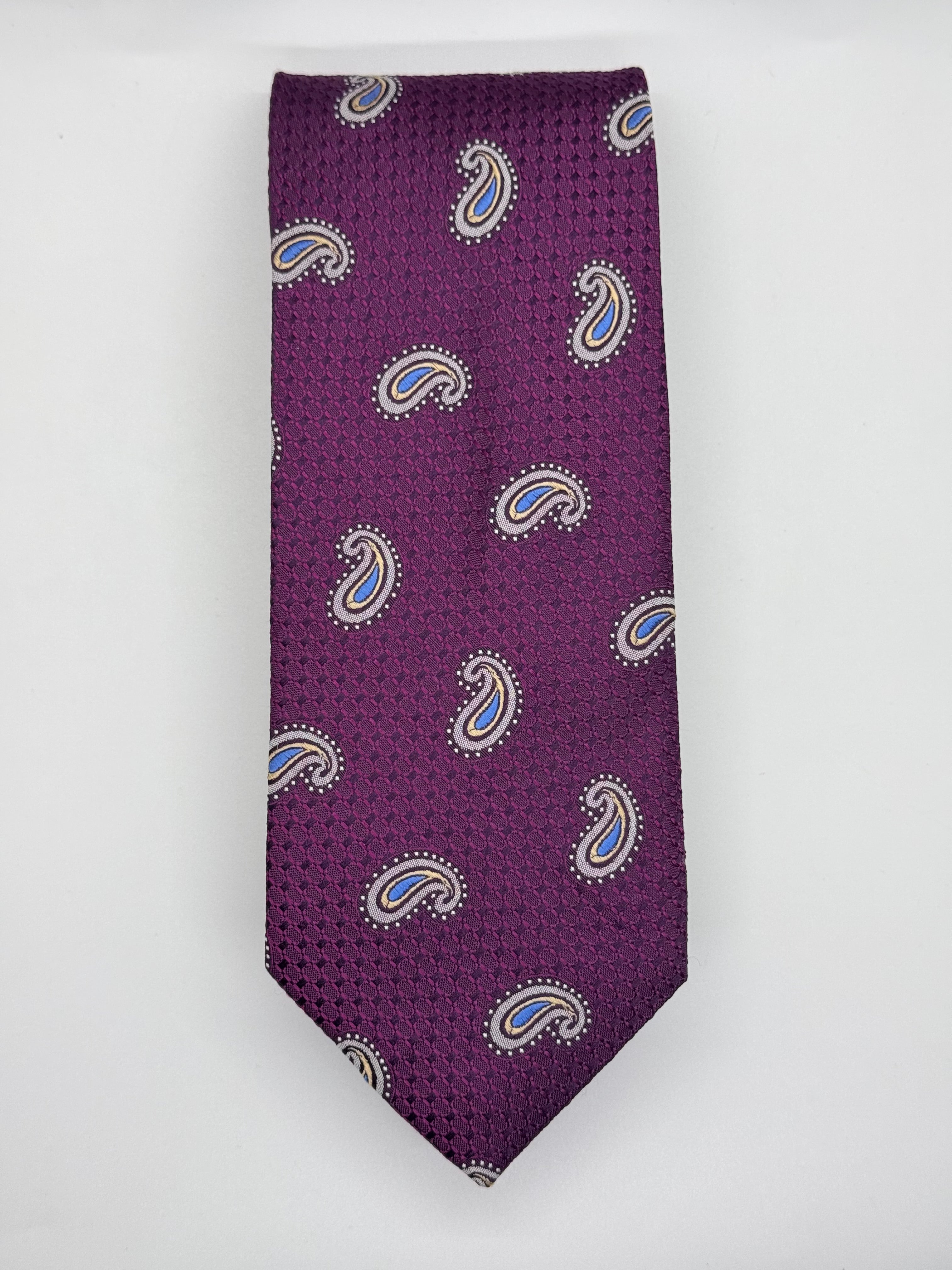 Jos. A. Bank Signature Collection Plum Paisley Tie