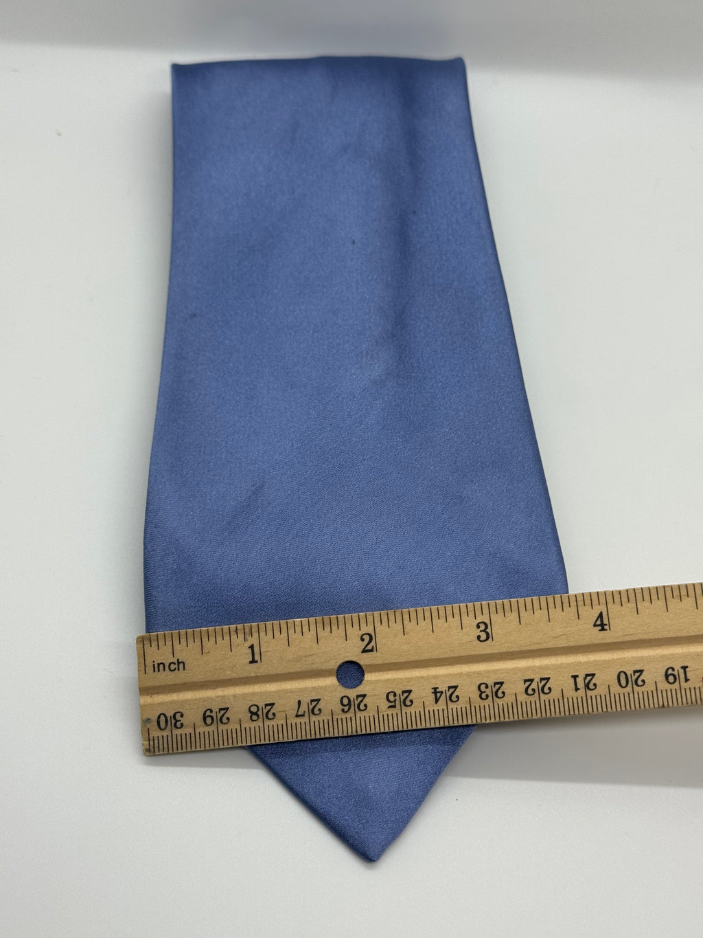 Neiman Marcus Solid Blue Silk Tie