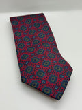 Kuppenheimer Red Geometric Medallion Tie