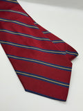 J. Crew Vintage Burgundy Regimental Stripe Tie