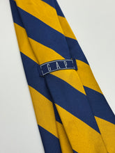 Load image into Gallery viewer, Vintage GAP Regimental Stripe Tie – Navy &amp; Gold
