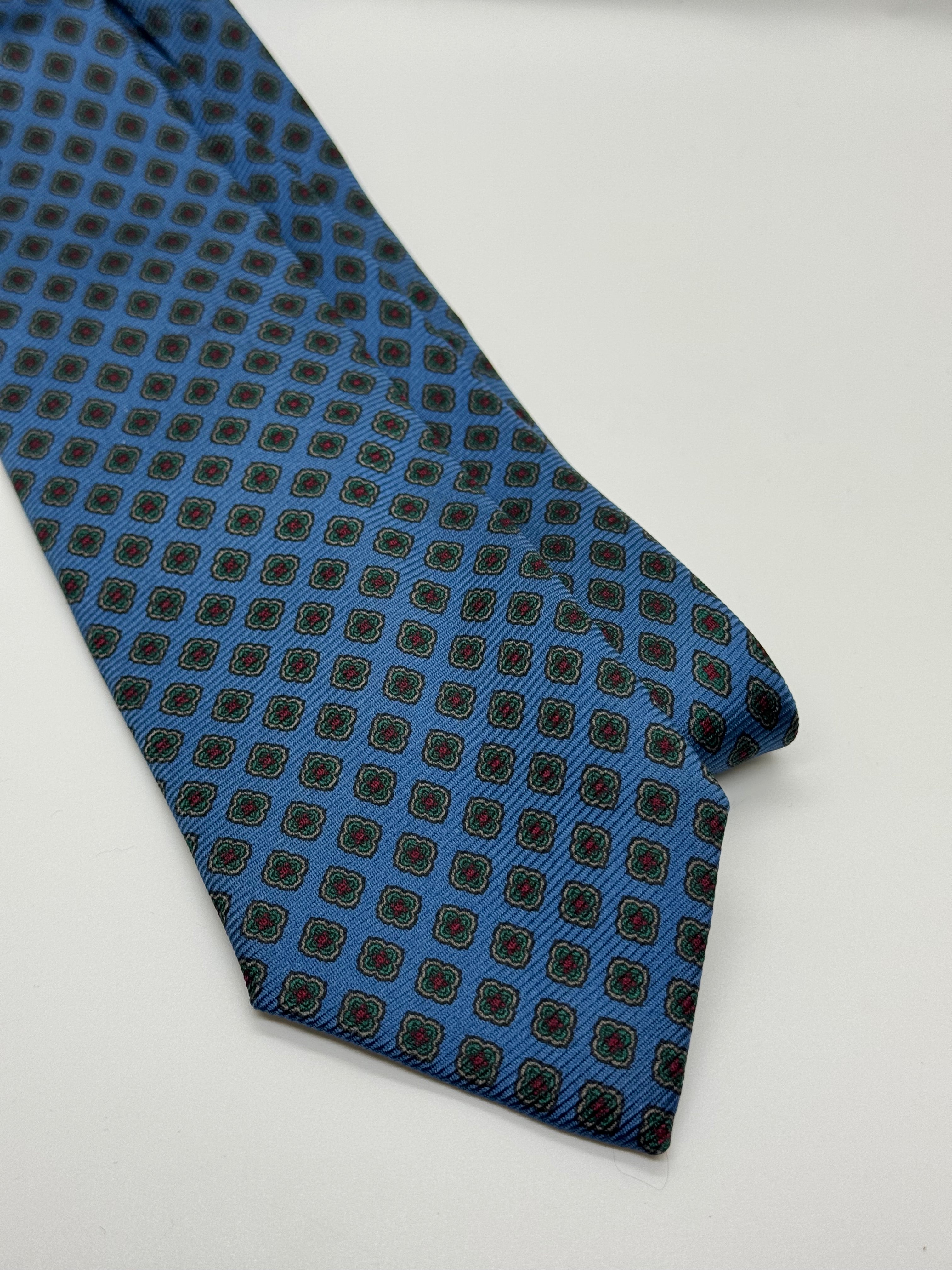Polo Ralph Lauren Light Blue Medallion Silk Tie