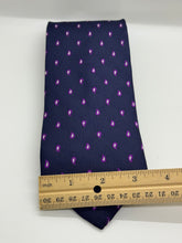 Load image into Gallery viewer, Brooks Brothers 346 Navy &amp; Magenta Paisley Silk Tie
