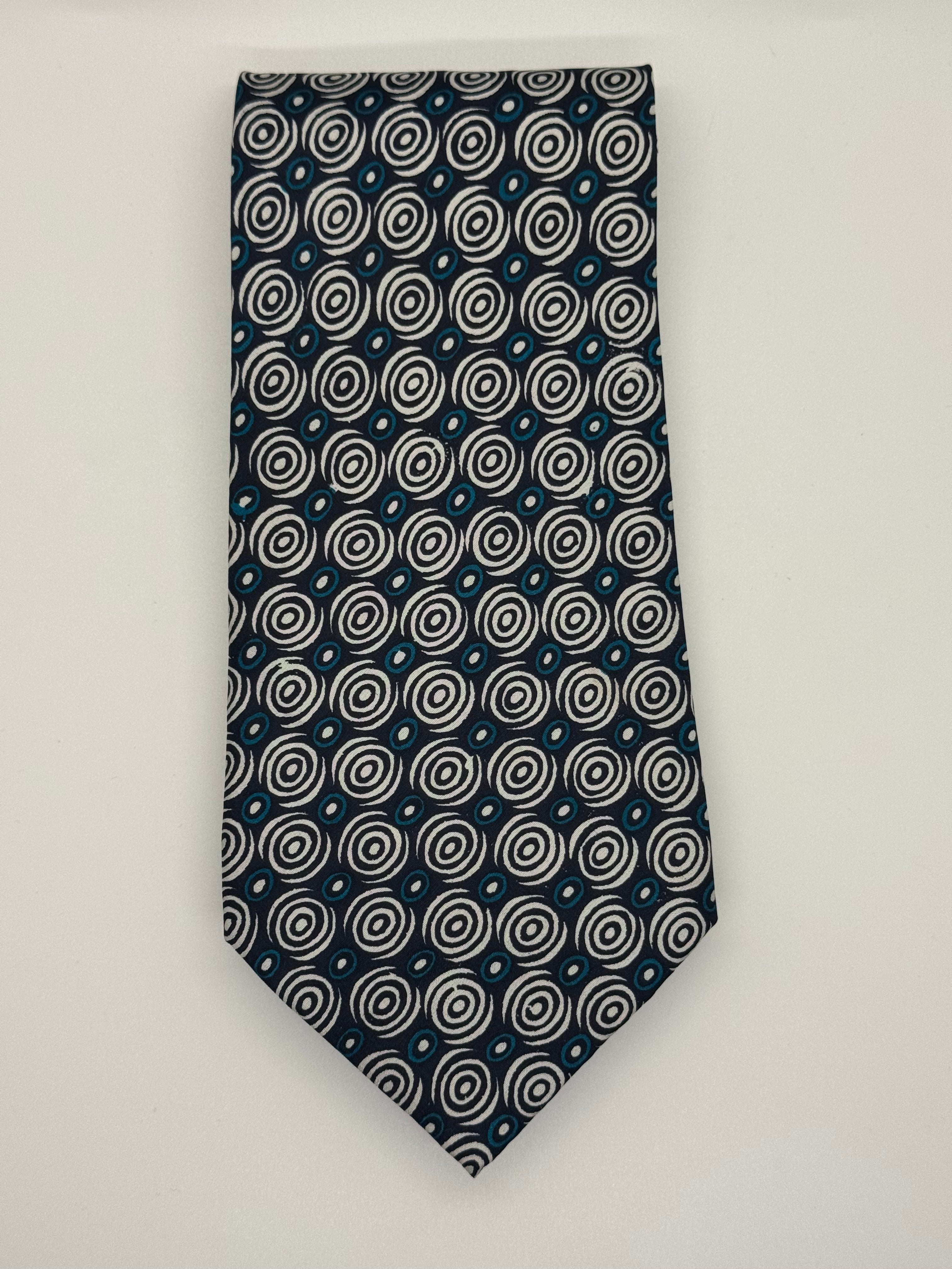 Marco Matellini Abstract Circle Silk Tie