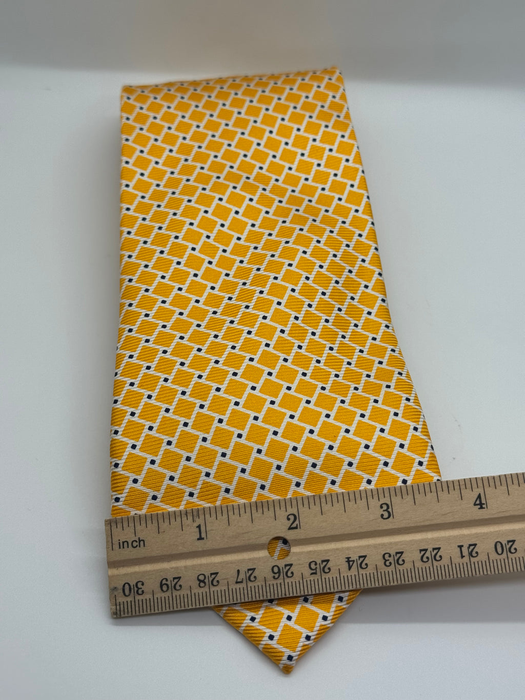 Jos. A. Bank Executive Collection Orange Geometric Silk Tie