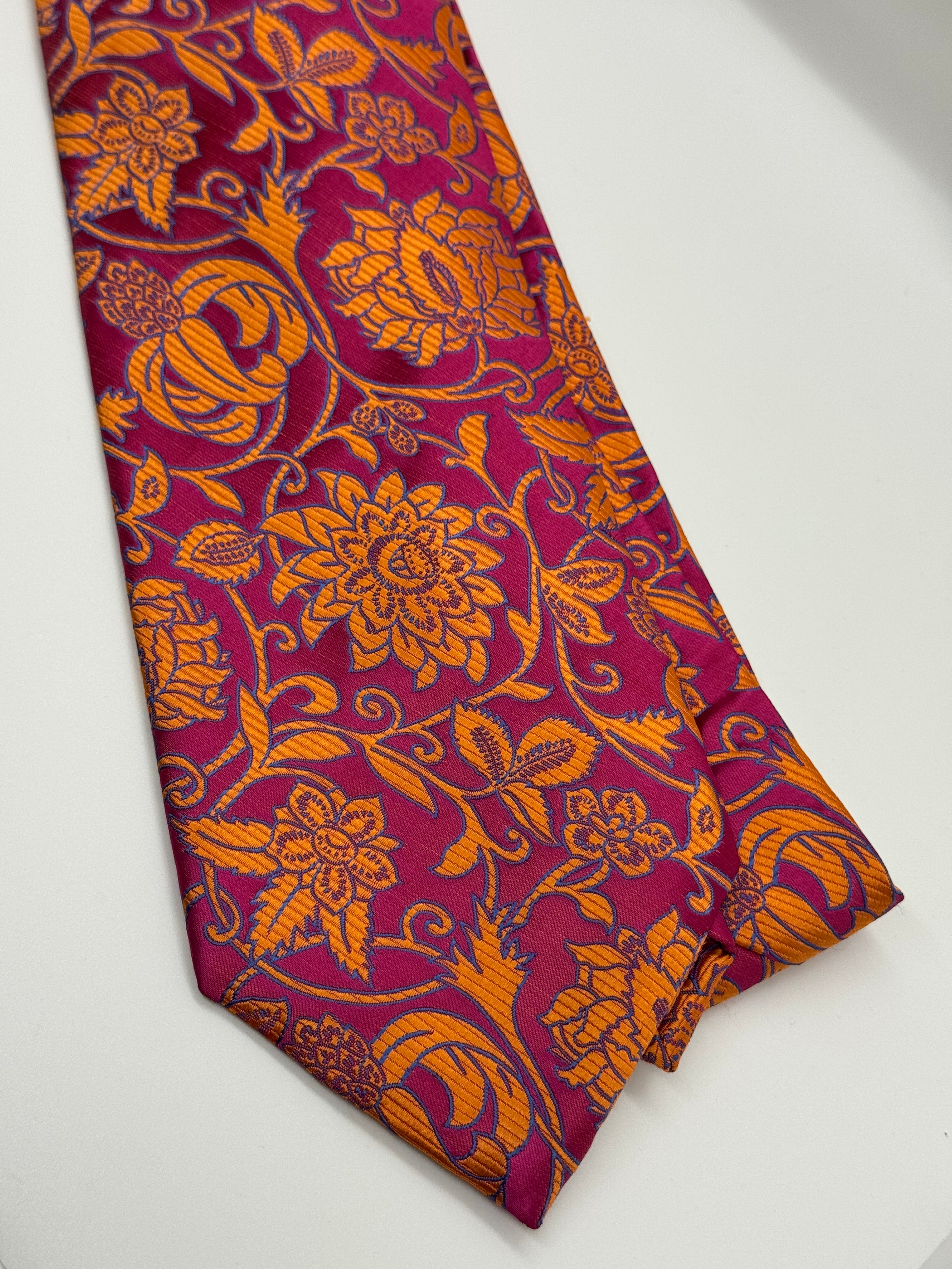 Verse 9 Floral Silk Tie