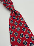 Brixton Ltd. Red Geometric Medallion Tie
