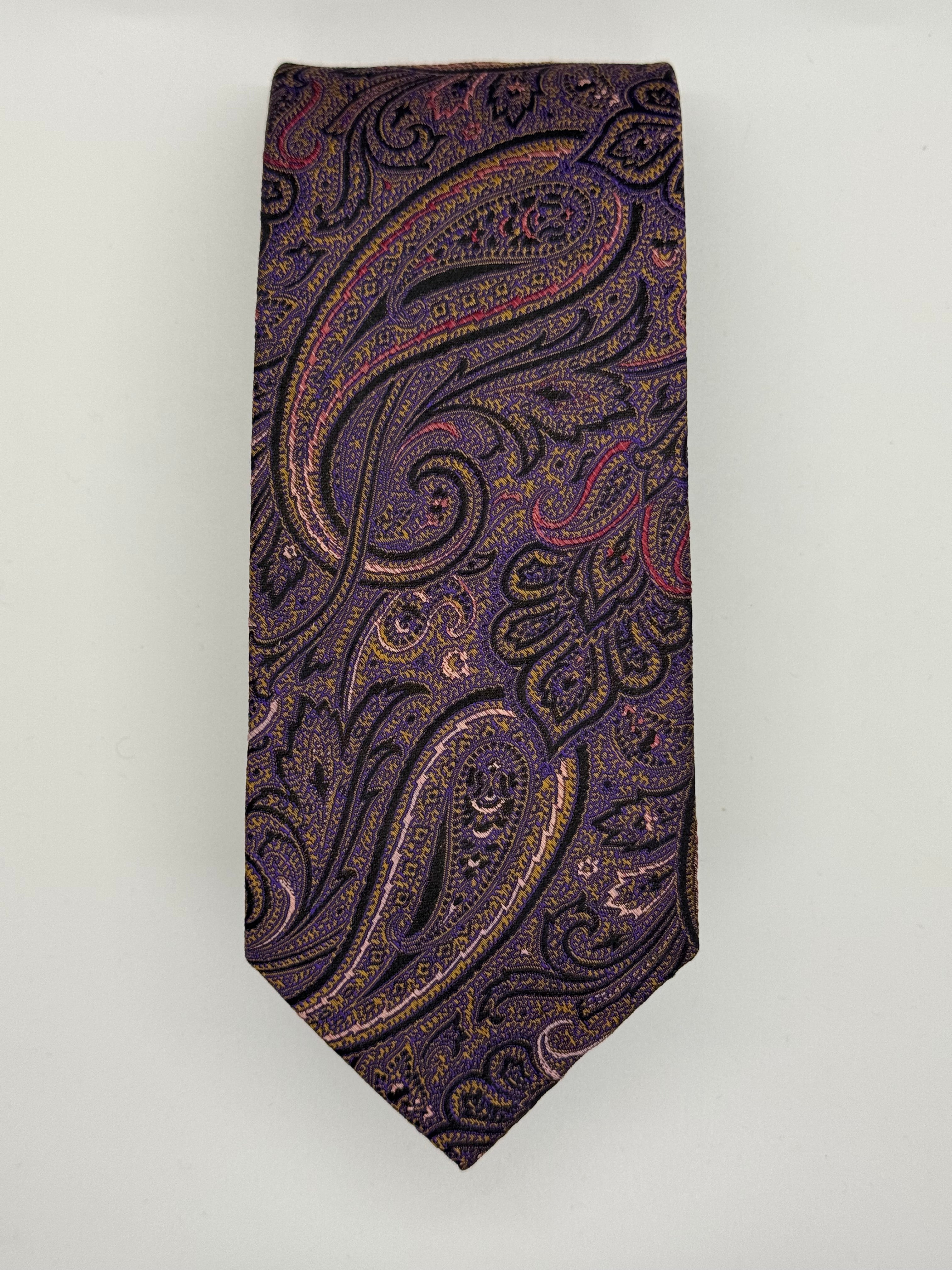 XXXX Collection – Imperial Purple Paisley Silk Tie