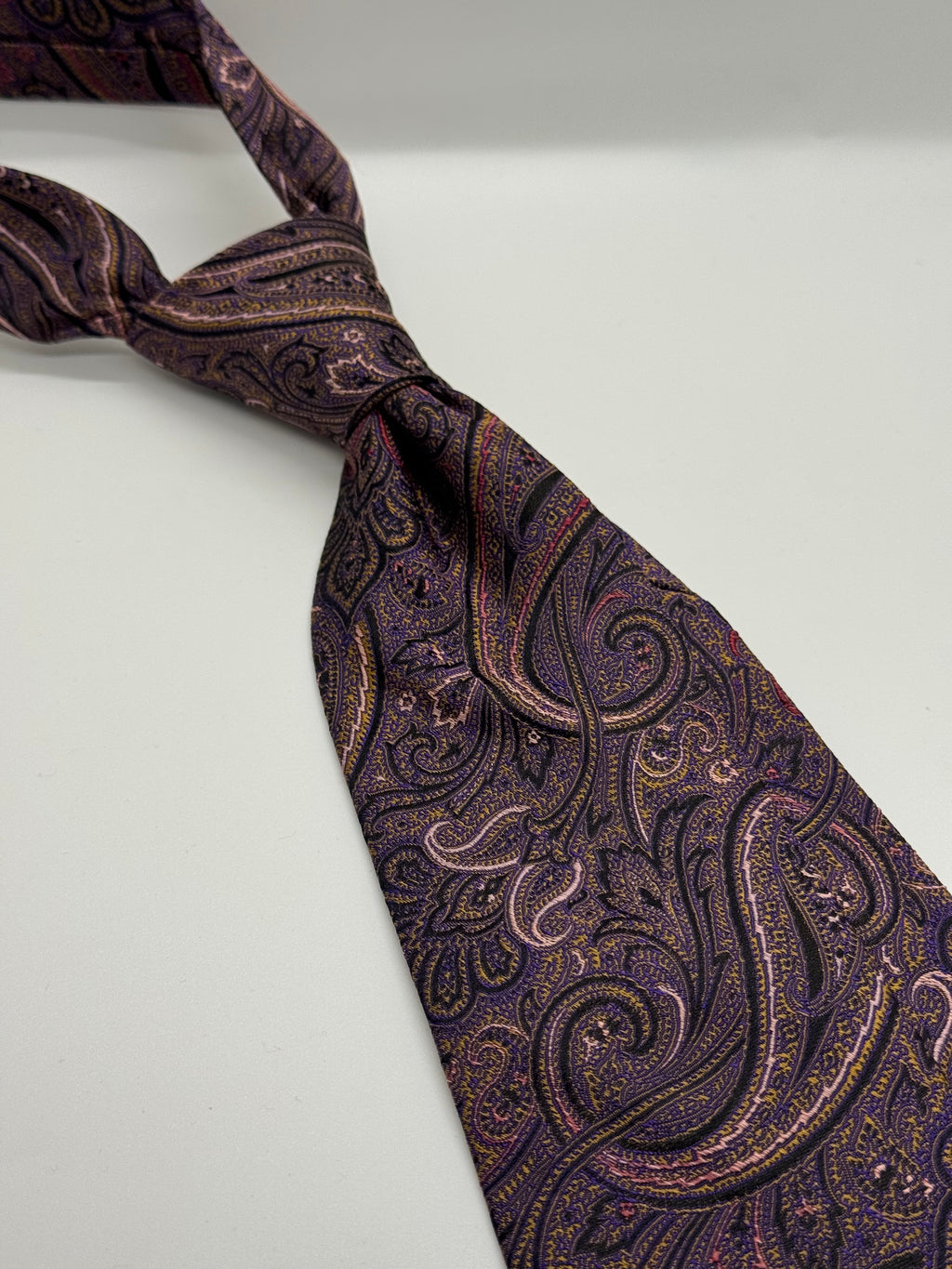 XXXX Collection – Imperial Purple Paisley Silk Tie