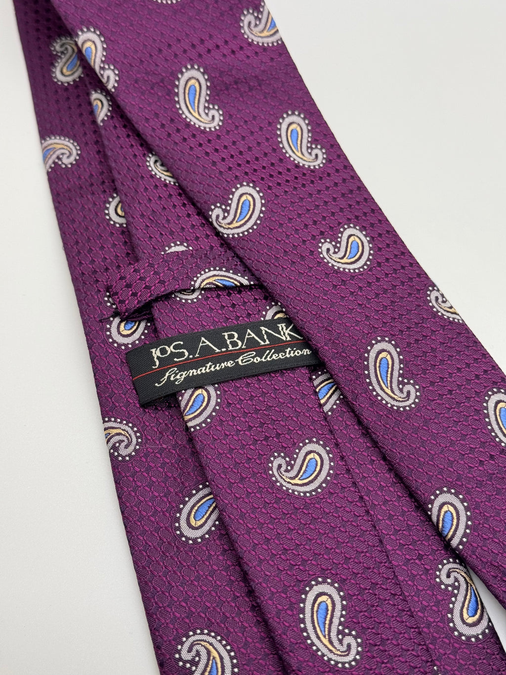 Jos. A. Bank Signature Collection Plum Paisley Tie